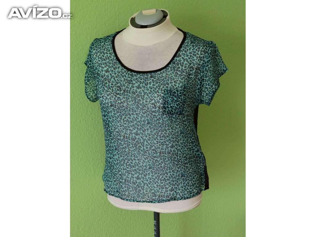 Lehoučké tričko s gepardím vzorem Tally Weijl vel.42